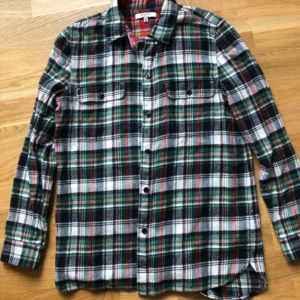 Madewell Green/Black Flannel
